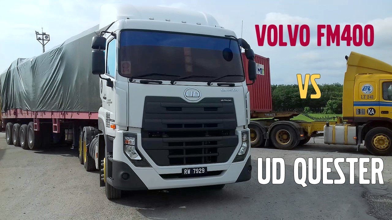 (EKSKLUSIF) LORI BARU UD QUESTER GDE390 vs VOLVO FM400