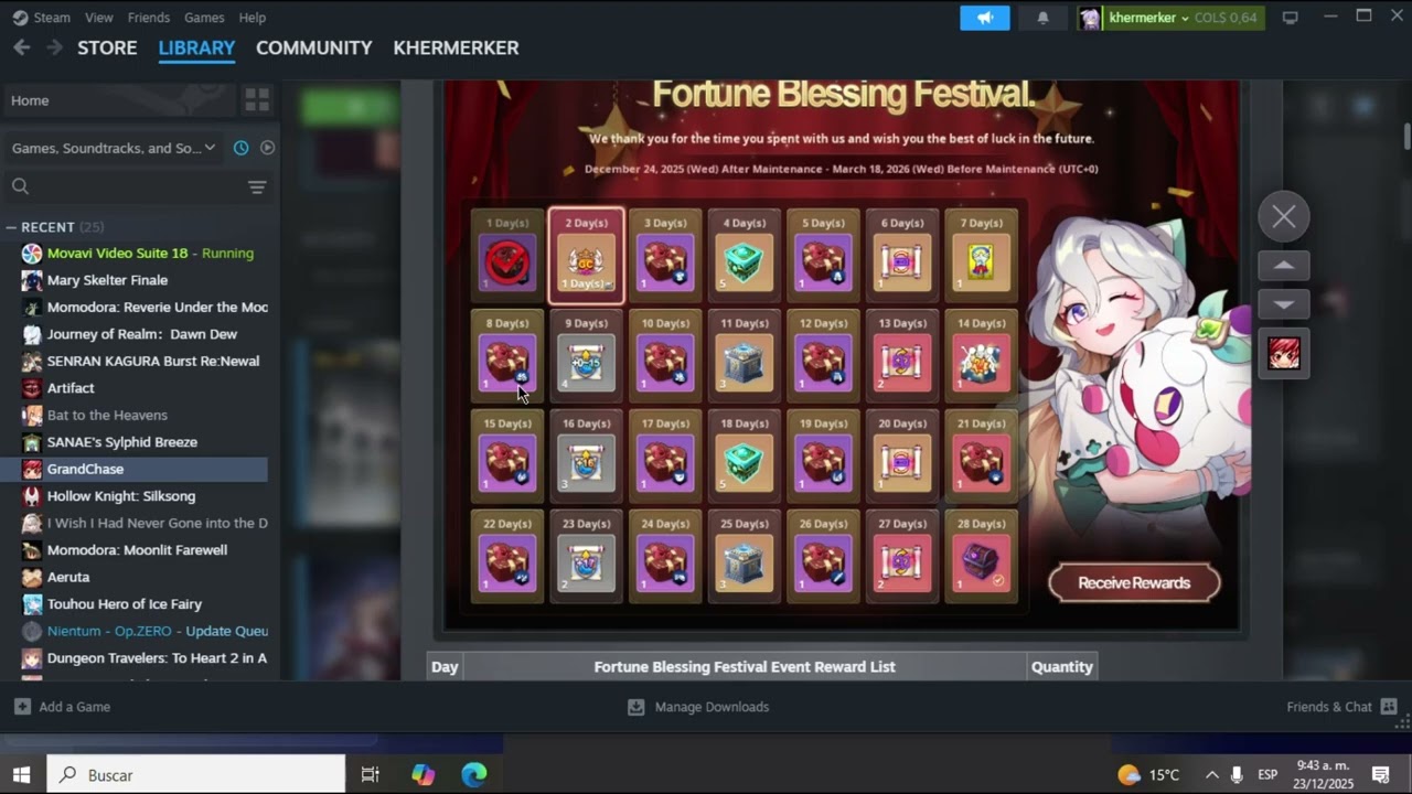 Новое рождественское обновление с редким событием Grand Chase Classic.