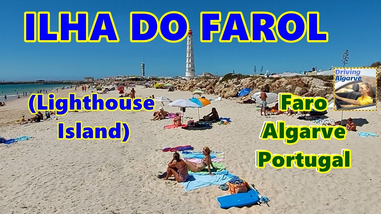 Ilha do Farol (Algarve Portugal) No cars, no traffic, no pollution, pedestrians only 9/2021 HD