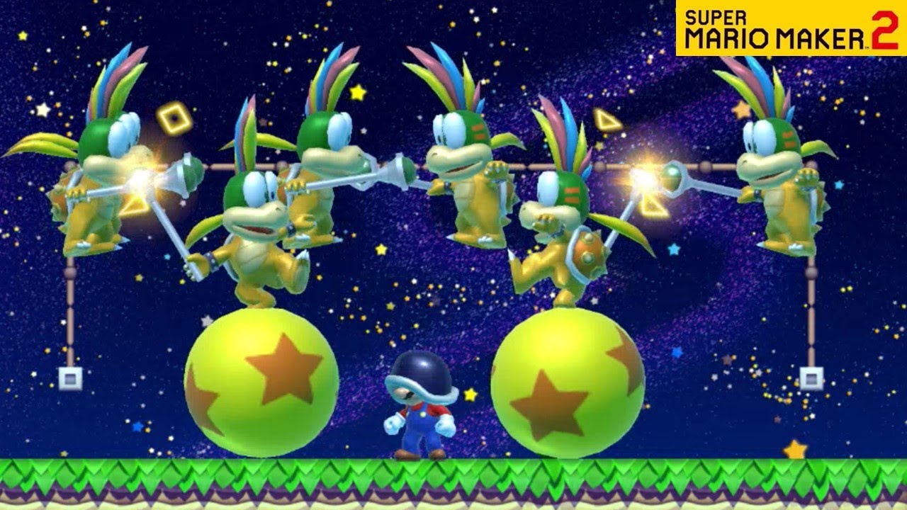 SUPER MARIO MAKER 2 - KOOPALINGS BOSS RUSH & BATTLE & AUTO LEVEL STAGES [Nintendo Switch]