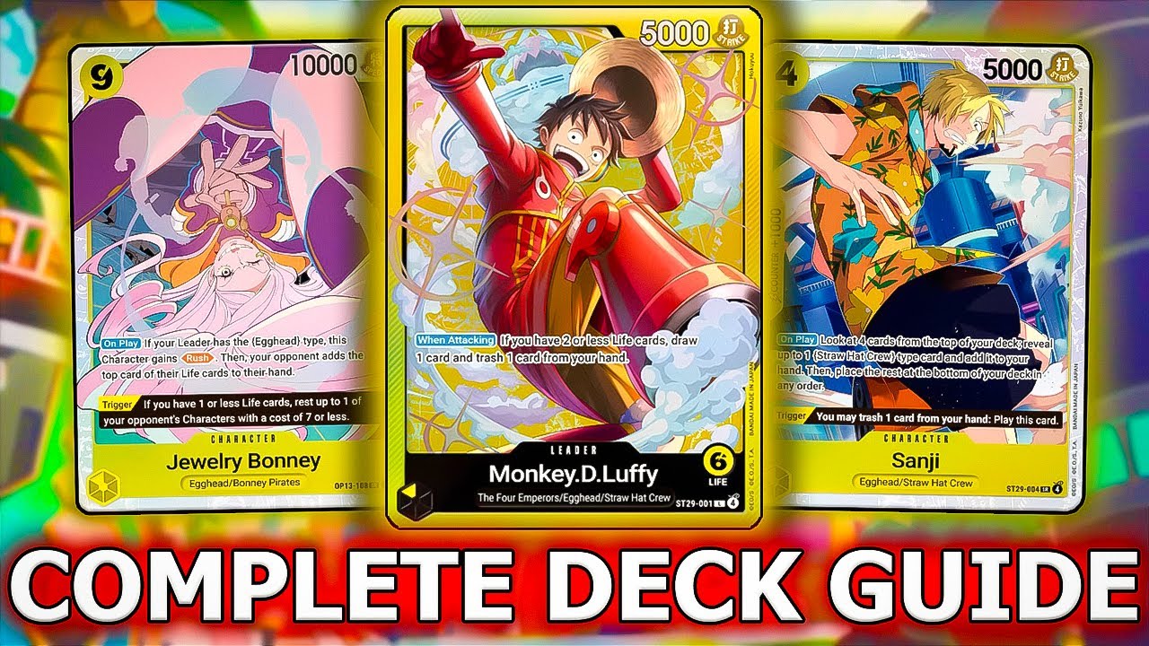 ST29 Luffy COMPLETE Deck Guide | ST29 Deck Breakdown