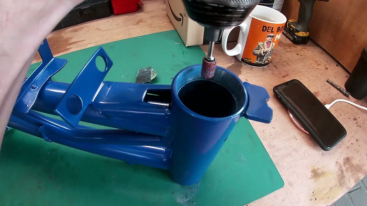 Pit Bike Build Step By Step Part 2 | Head Stock Bearings Triple Clamps and front forks