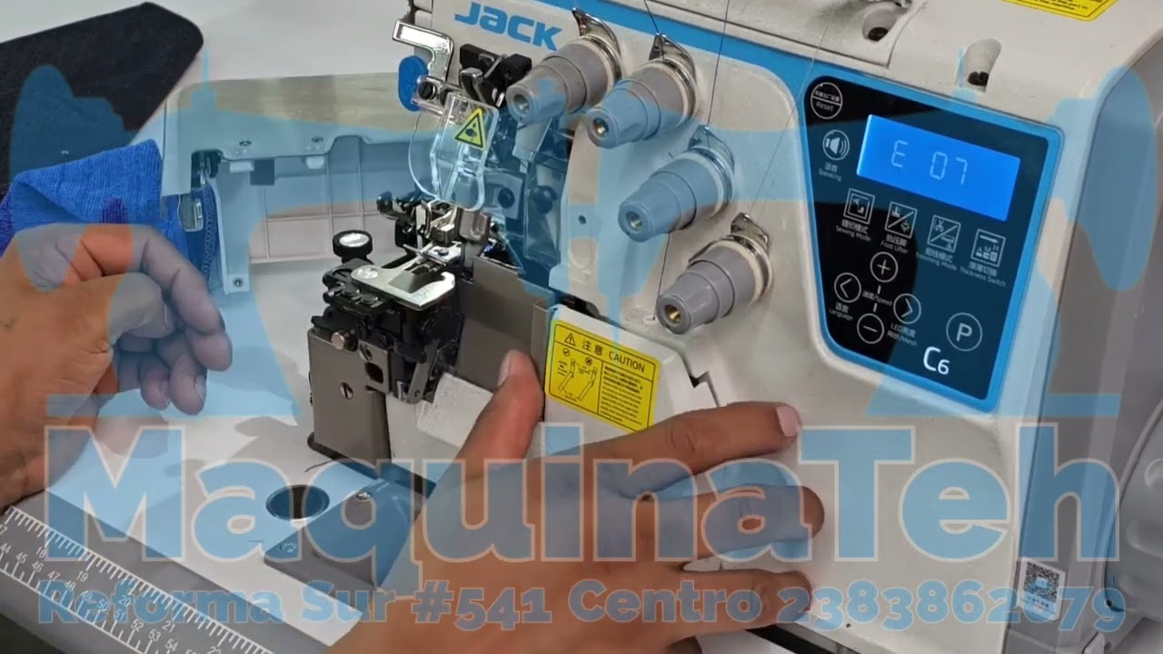 Maquina Jack Over lock C6 Automatica @gerardoestrada3892