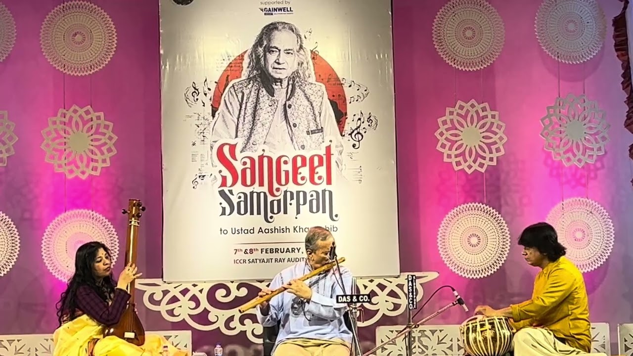 Pt Nityanand Haldipur on Flute 