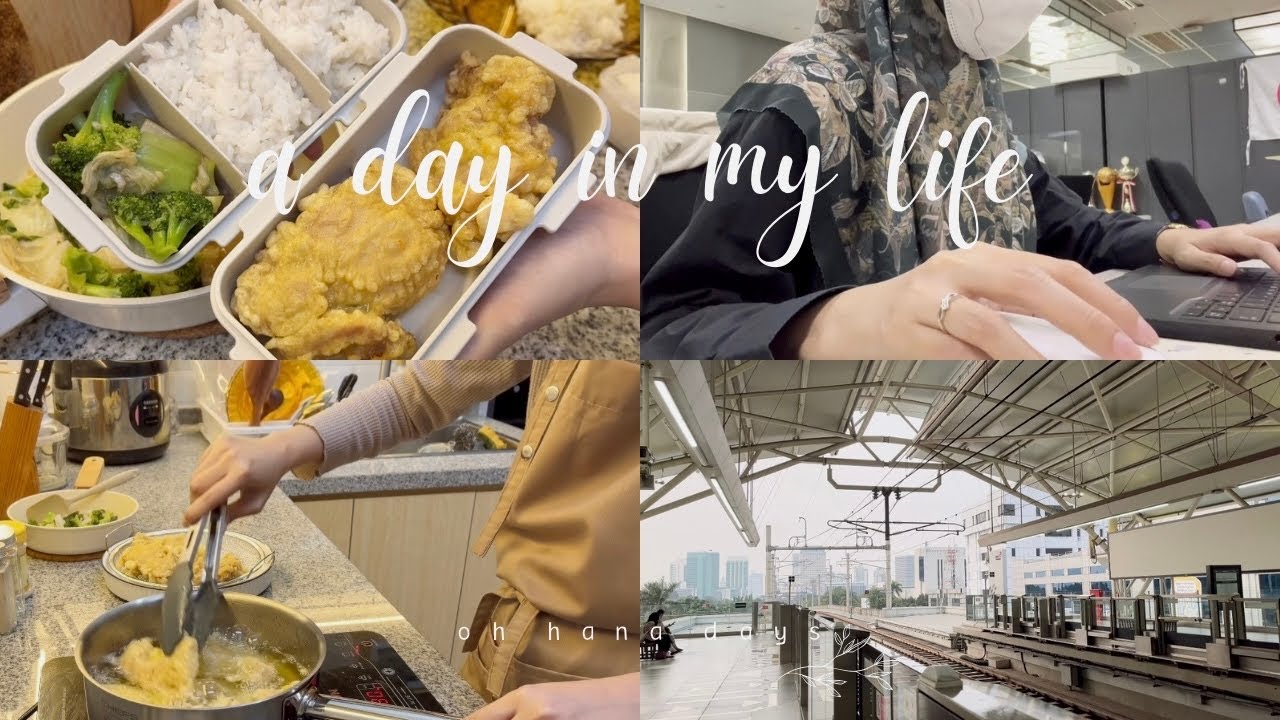 A Day in My Life: Istri yang Bekerja, Menyiapkan Bekal Makan Siang, Perjalanan ke Kantor | DailyVlog
