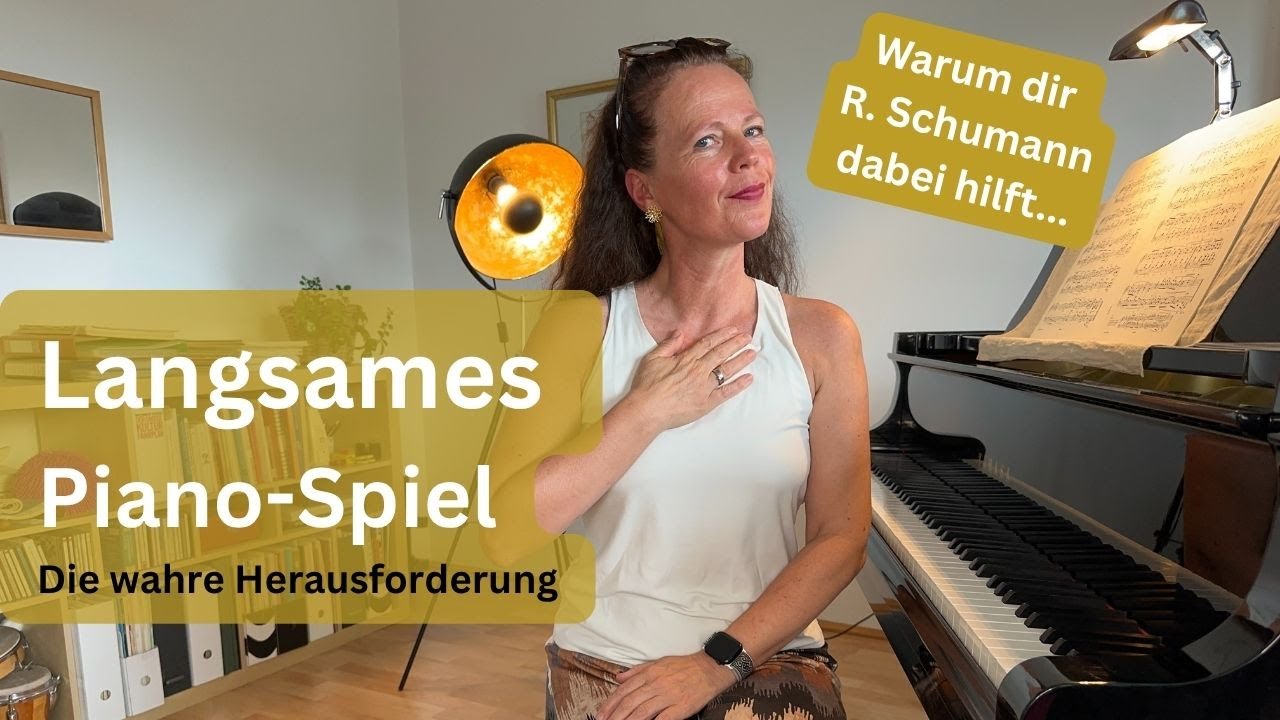 Dein langsames Piano Spiel und warum es so schwierig ist! hier kommen Lösungen für dich.