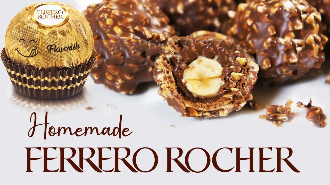 How to make Ferrero Rocher Chocolate at Home | Easy Homemade Ferrero Rocher Recipe || Flavorish