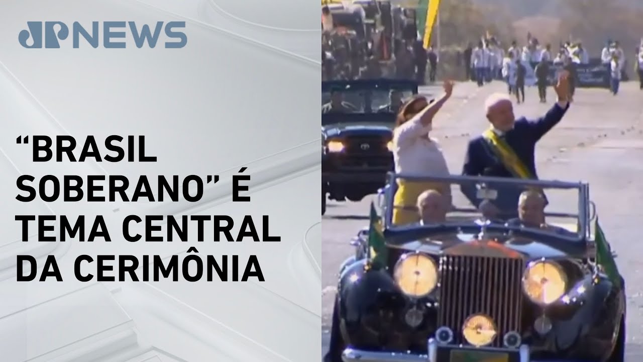 Lula chega para desfile de 7 de setembro em Brasília