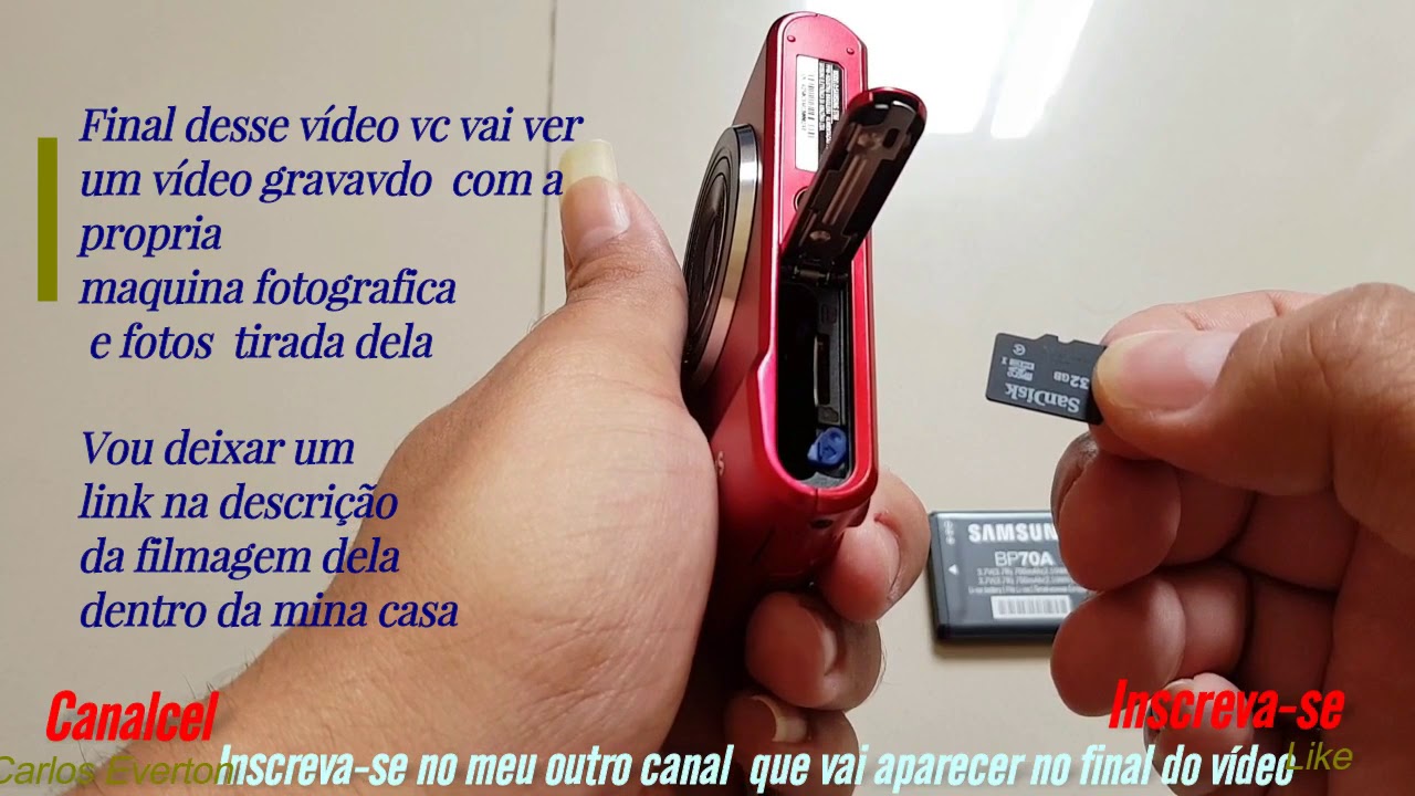 Analise da Maquina fotografica samsung ST66 Fotos e Vídeos