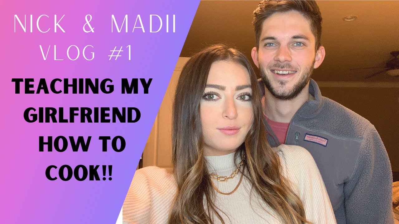 Teaching My Girlfriend How To Cook!! Vlog #1