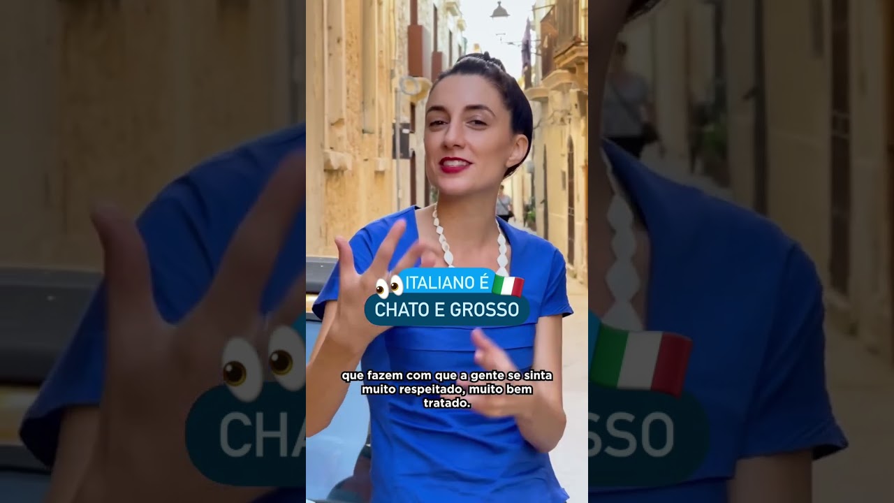 Italiano &eacute; chato e grosso 👀🇮🇹