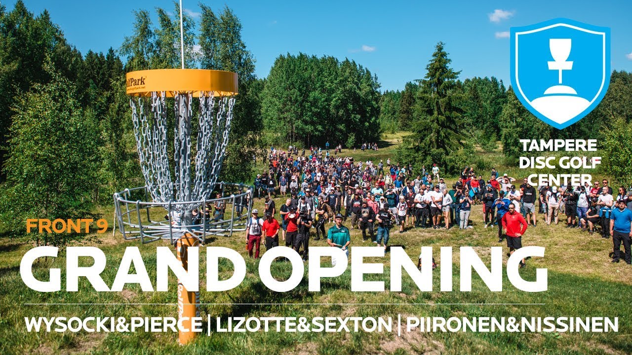 Tampere Disc Golf Center GRAND OPENING, Front 9