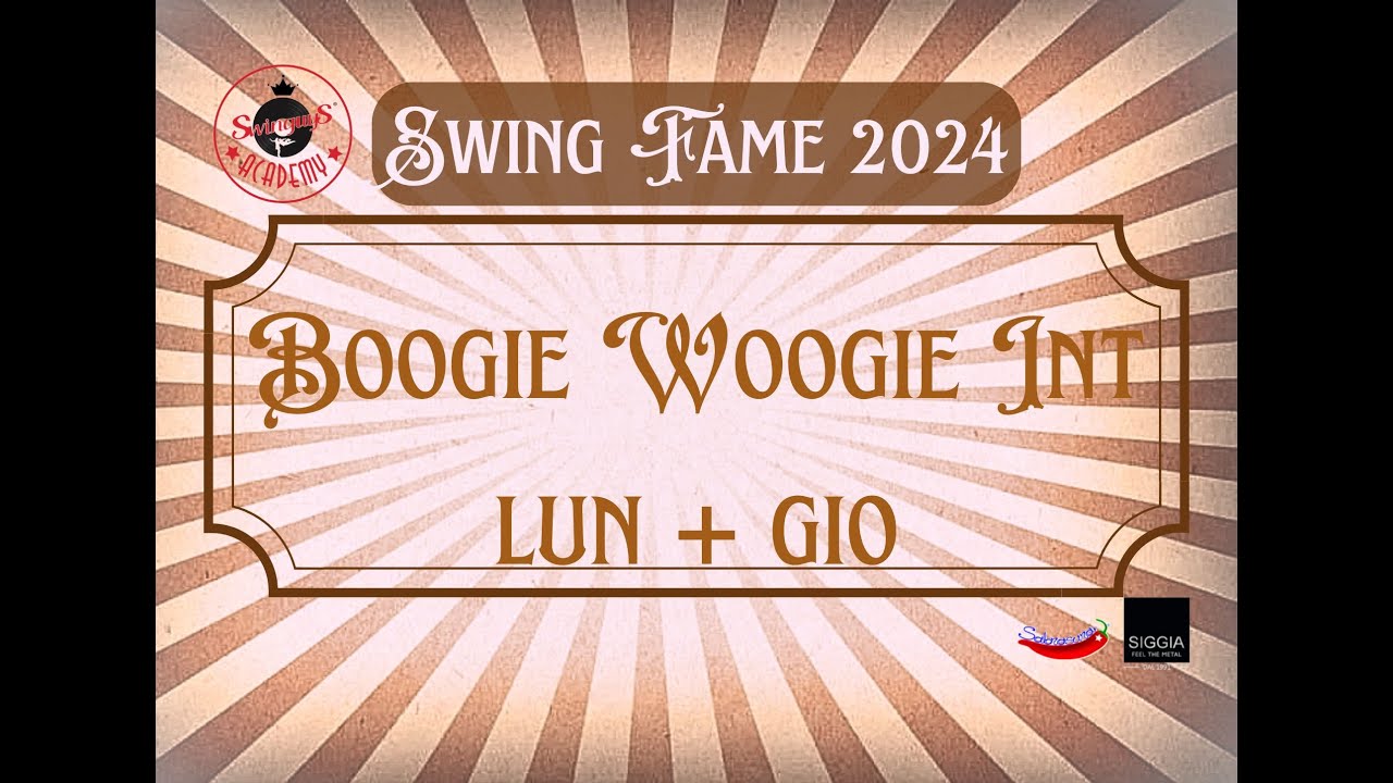 Boogie Woogie intermedio 1 - Saggio Swinguys Academy SWING FAME