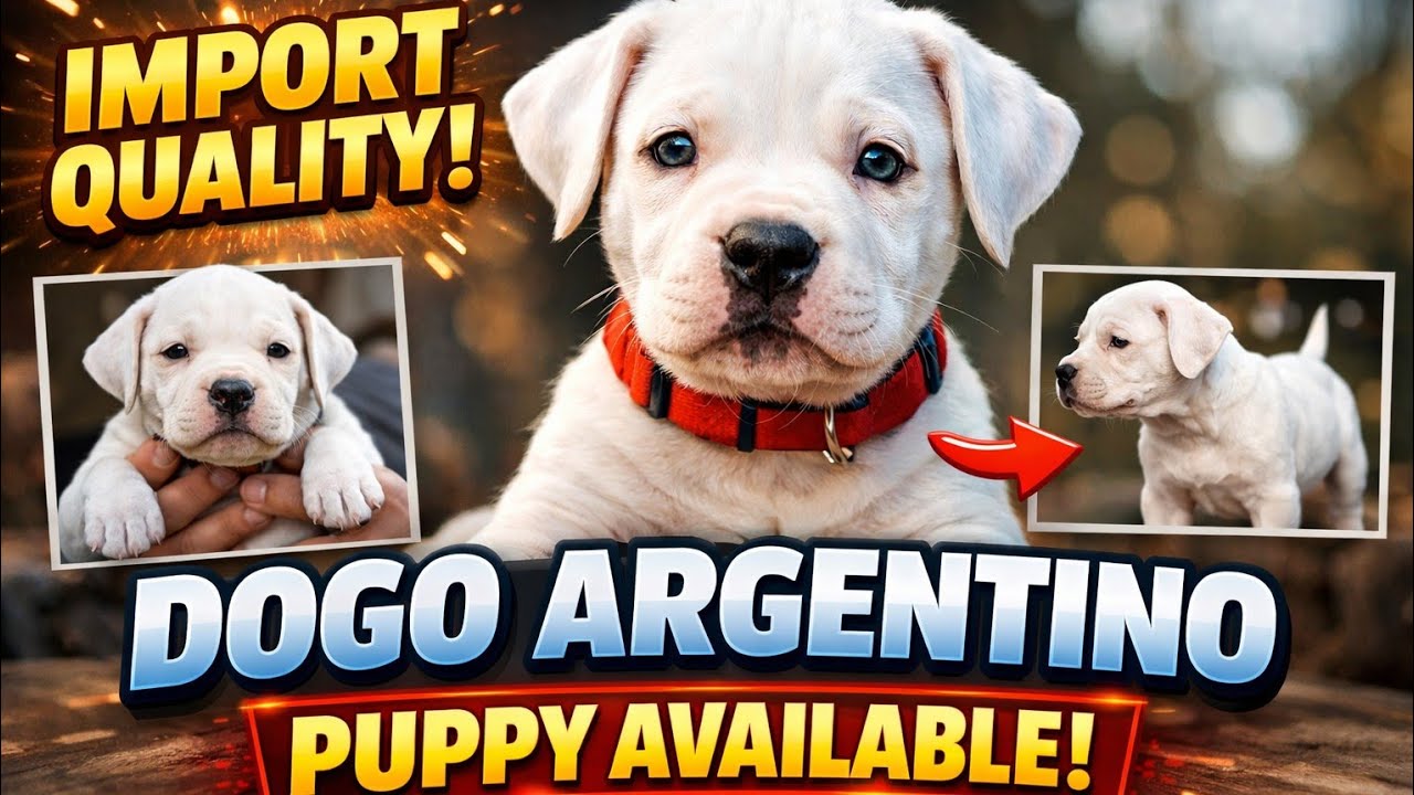 Premium Dogo Argentino Puppy Available | Serious Buyers Only |ALPHA THE DOGO| ♥️💯 #alphathedogo 