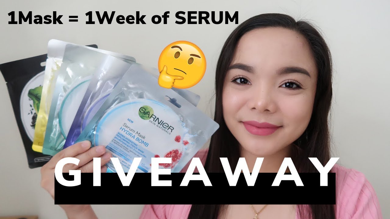 1 MASK = 1 WEEK OF SERUM? MAGANDA NGA BA? | MINI GIVEAWAY (CLOSED)