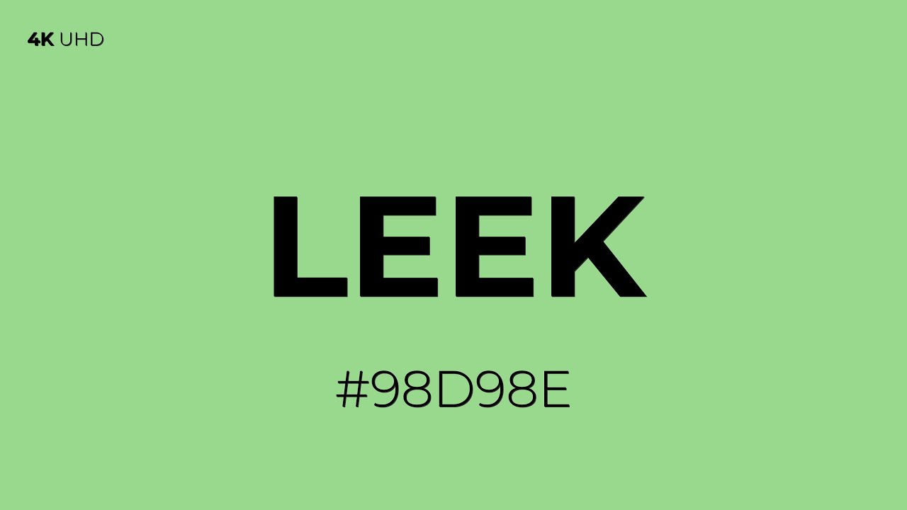 Leek Screen - Organic Screen Illumination - (#98D98E) - RGB(152, 217, 142)