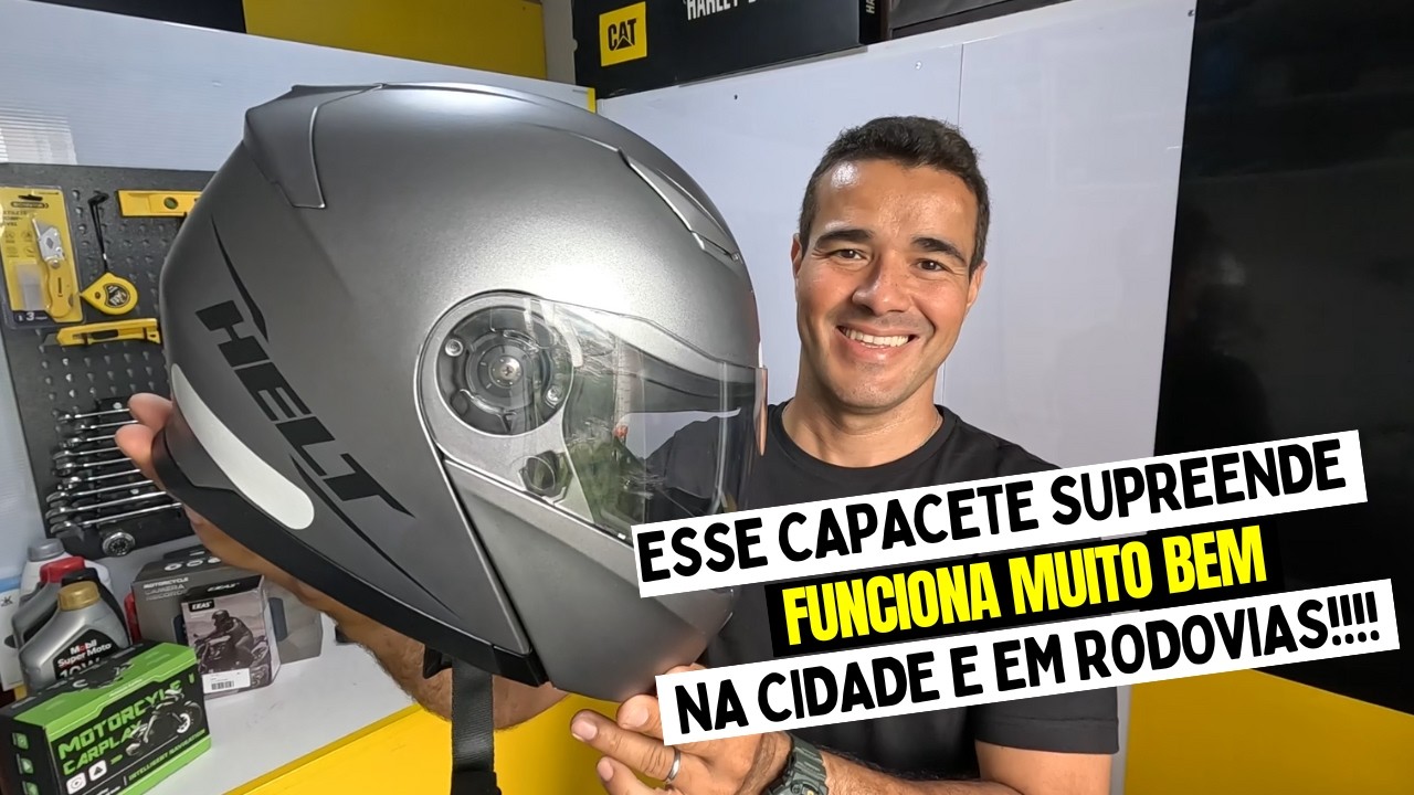 QUAL CAPACETE COMPRAR PARA TRABALHAR E VIAJAR COM A MOTO?