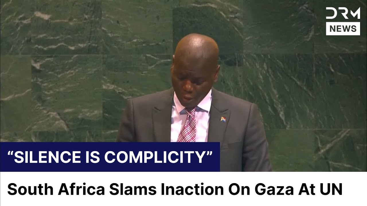 South Africa’s Powerful UN Speech Shakes Conference on Israel-Palestine Two-State Solution | AC1G