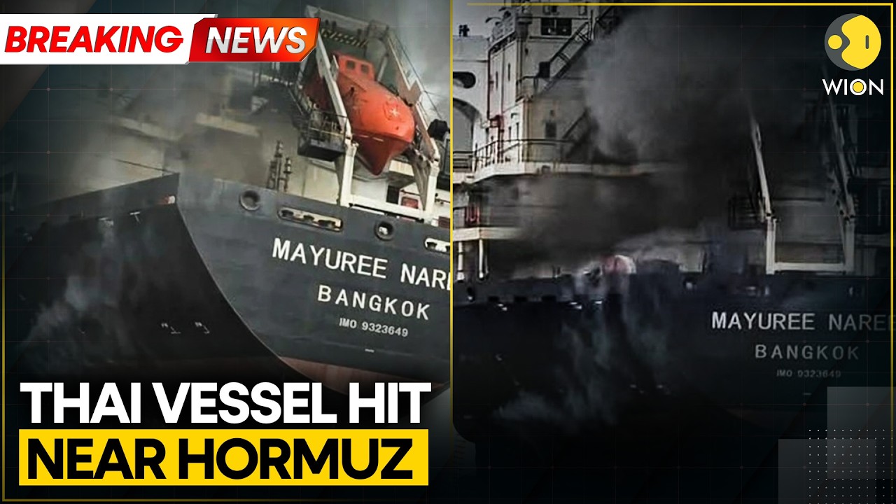 Thai Cargo Ship Attacked Near Hormuz Strait: Crew Abandons Vessel After Engine Room Fire | BREAKING