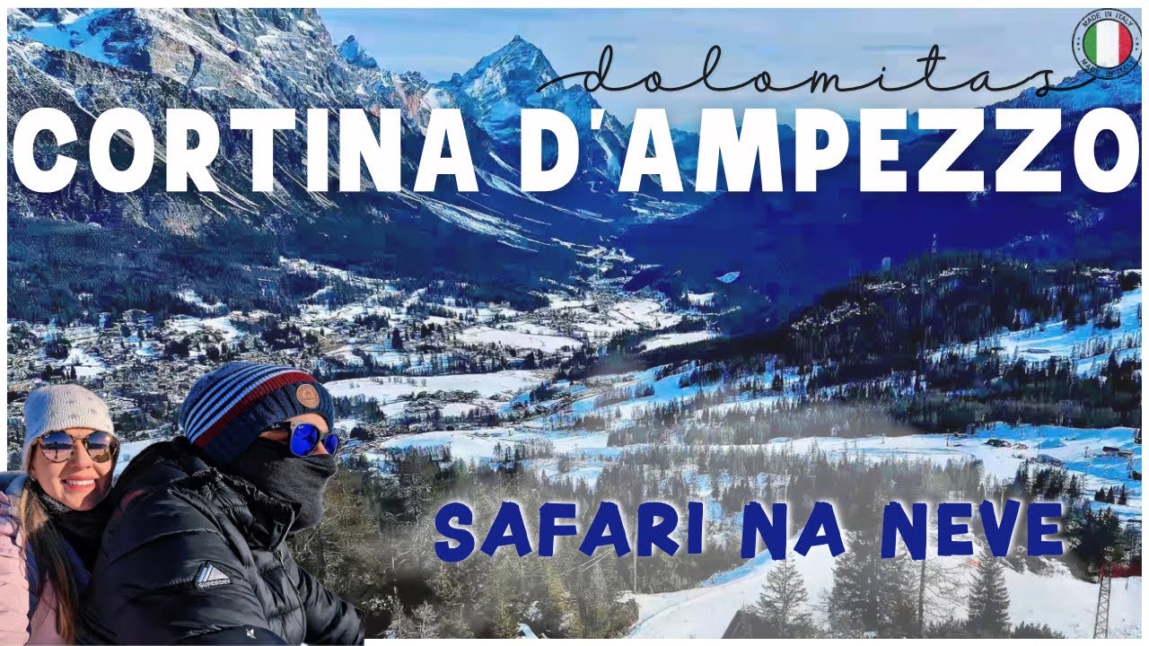 O QUE FAZER em Cortina d’Ampezzo no INVERNO: Safari de SNOWMOBILE, Teleférico TOFANA e Gastronomia