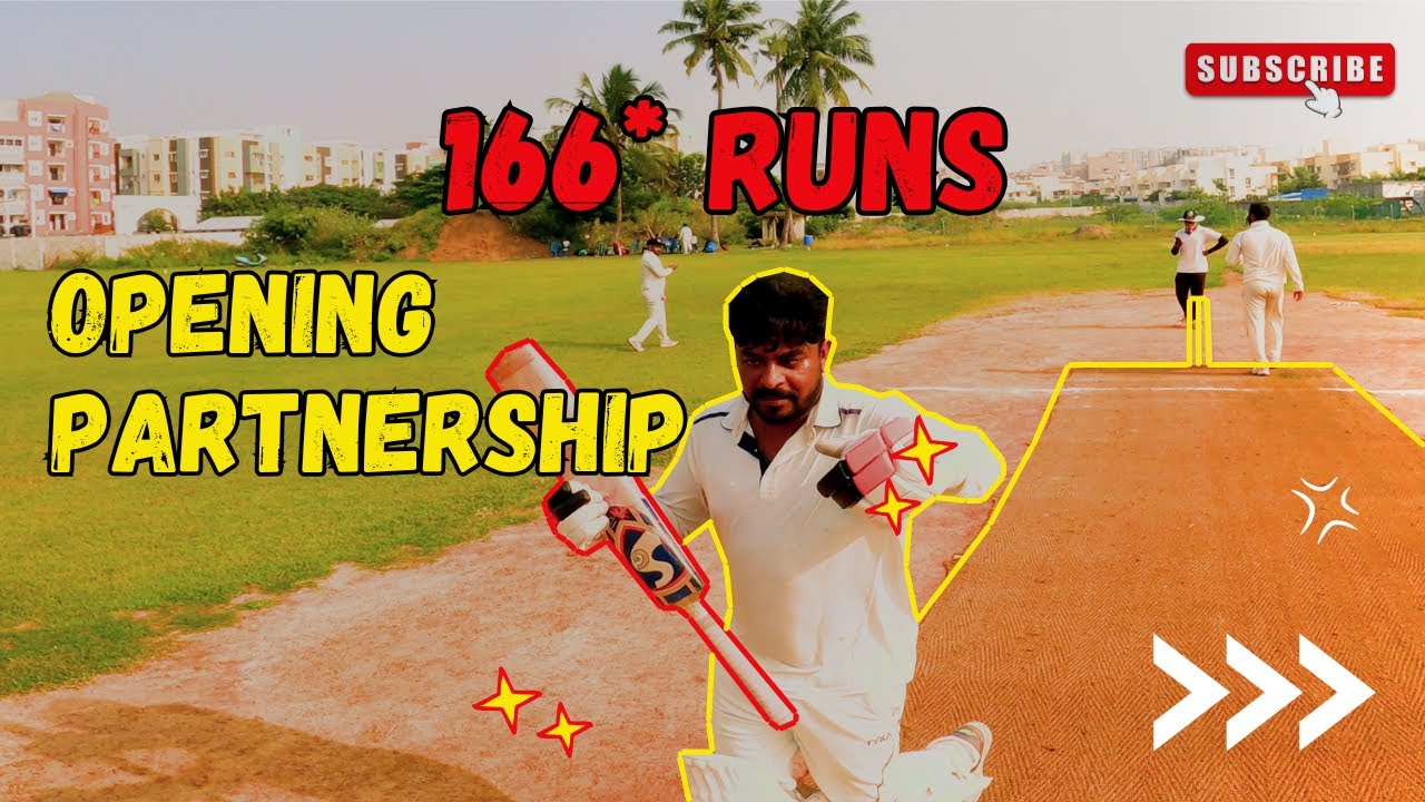 166 runs opening partnership with GoPro | SSCC vs 7CC | #goprocricket #villagecricket #cricket