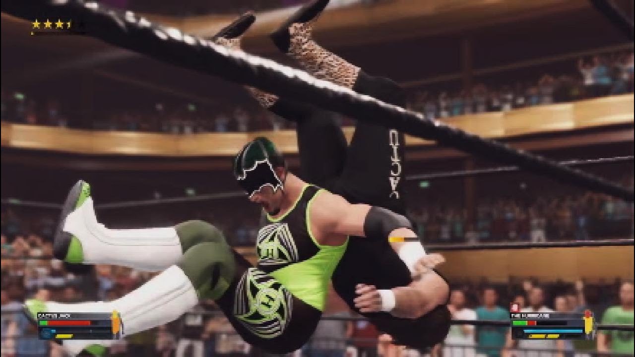 Cactus Jack Vs The Hurricane {Hardcore Championship - CPU Vs CPU} | WWE 2K23