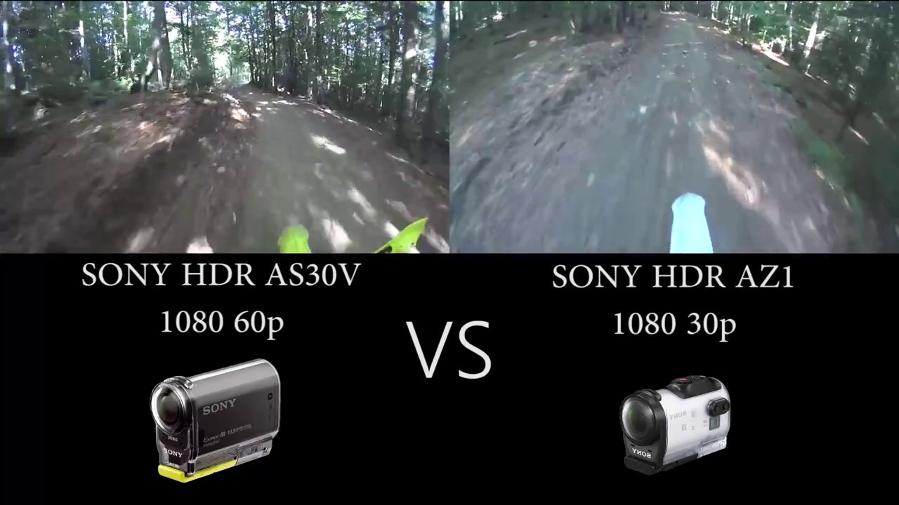 Sony HDR AS30V vs HDR AZ1