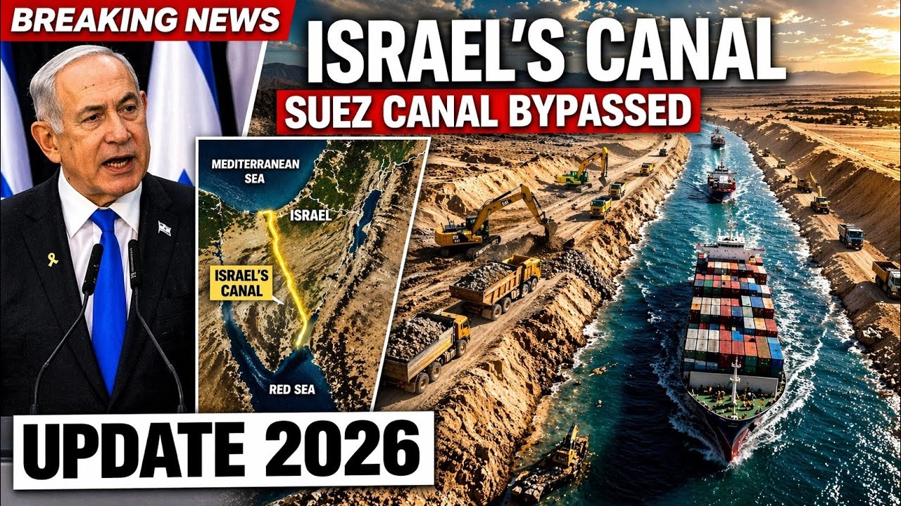 Israel is building the Ben Gurion Canal to bypass the Suez Canal 