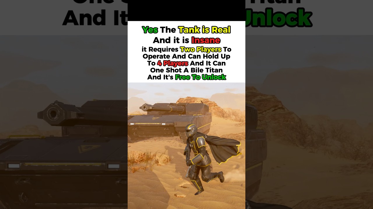 Yes The Tank is Real And it is Insane - Helldivers 2