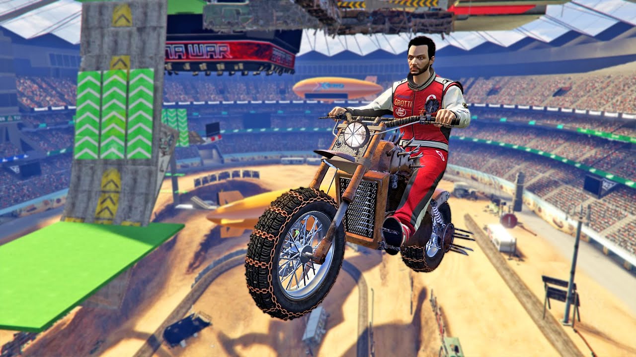 باركور حلبة المعارك المستحيل في لعبة جي تي أي 5 | GTA V Arena Parkour Challenge
