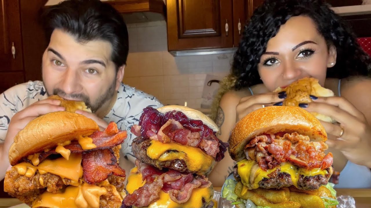 PANINI XXL🍔 ENORMI!!! 😱 EATING SHOW MUKBANG ITA
