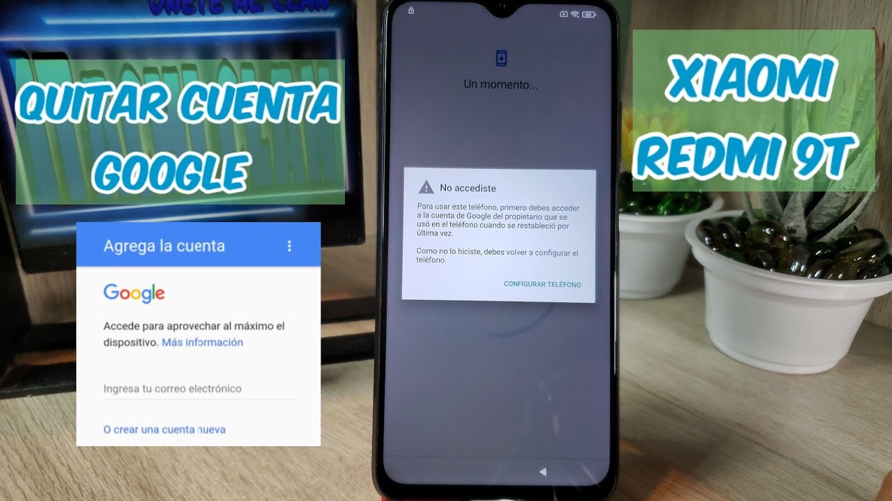 Xiaomi Redmi 9t MIUI 12 Quitar Cuenta Google Sin Instalar Nada
