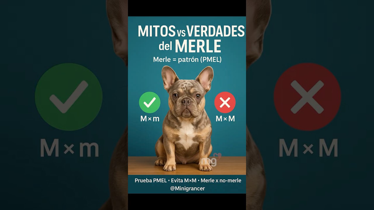 MITOS y VERDADES del MERLE en bulldogs 🐾