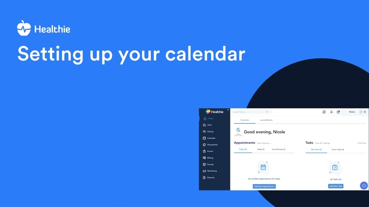Setting up your calendar | Healthie