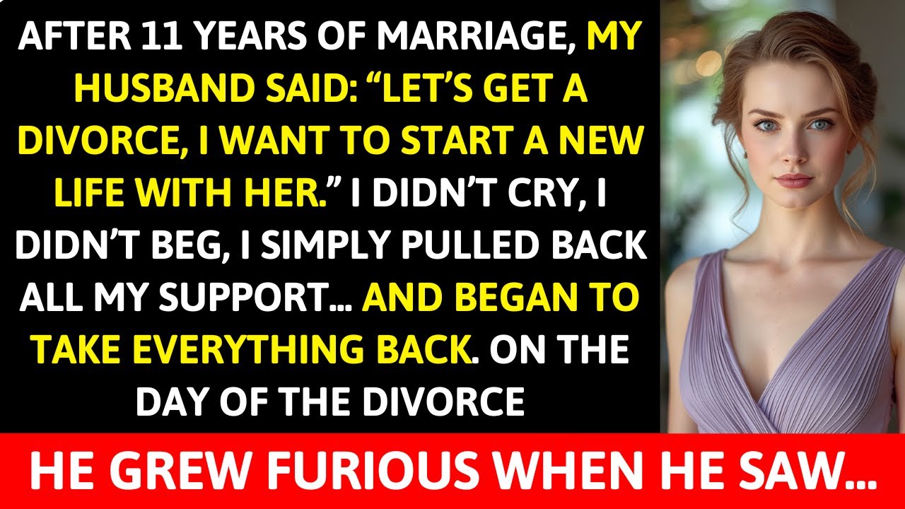 My Husband Divorced Me to Start New Life With His Mistress—But on Divorce Day, He Froze When He Saw…