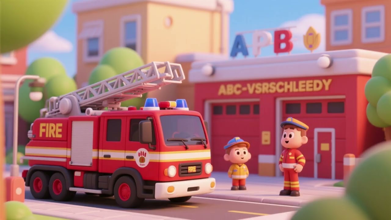 Feuerwehr-ABC-Vorschullied – Alphabet lernen mit Feuerwehrspaß