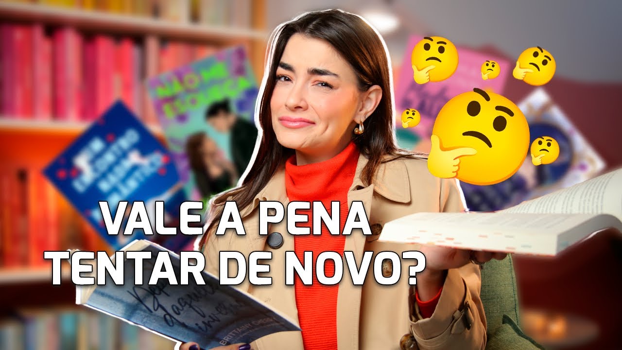 LIVROS QUE NÃO GOSTEI… mas será que os autores merecem uma segunda chance?