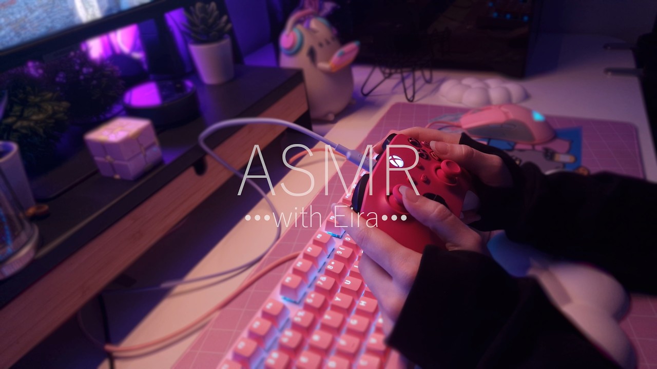 🌙 Late Night Gaming ASMR | Cozy Controller Sounds 4K