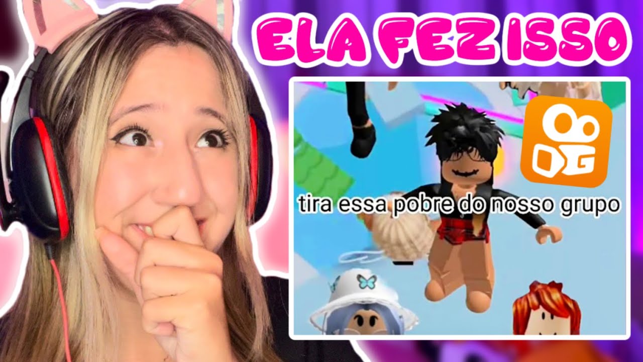 REAGI a HISTORINHAS DE ROBLOX no KWAI...