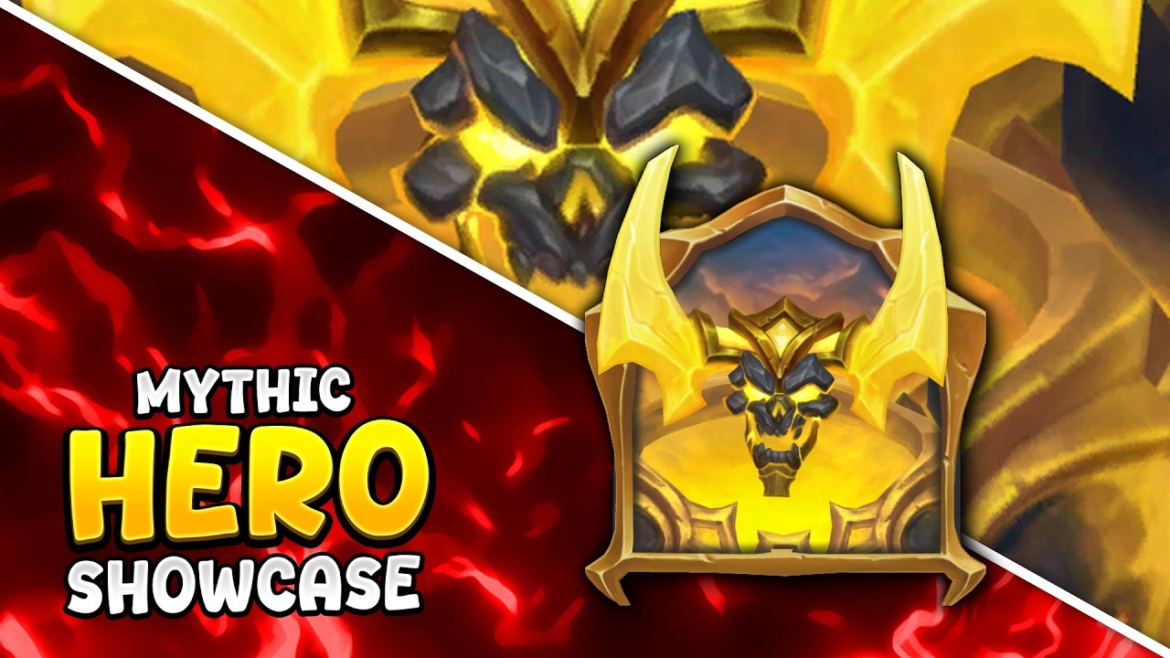 Hearthstone | Lightlord Ragnaros (Mythic) Hero Skin Showcase: ALL Animations & Voicelines