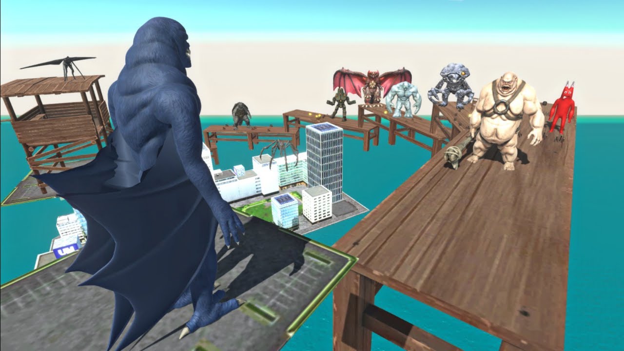 FLYING SOLOMON VS KAIJU MONSTER FOR RESCUE YELLOW - Animal Revolt Battle Simulator