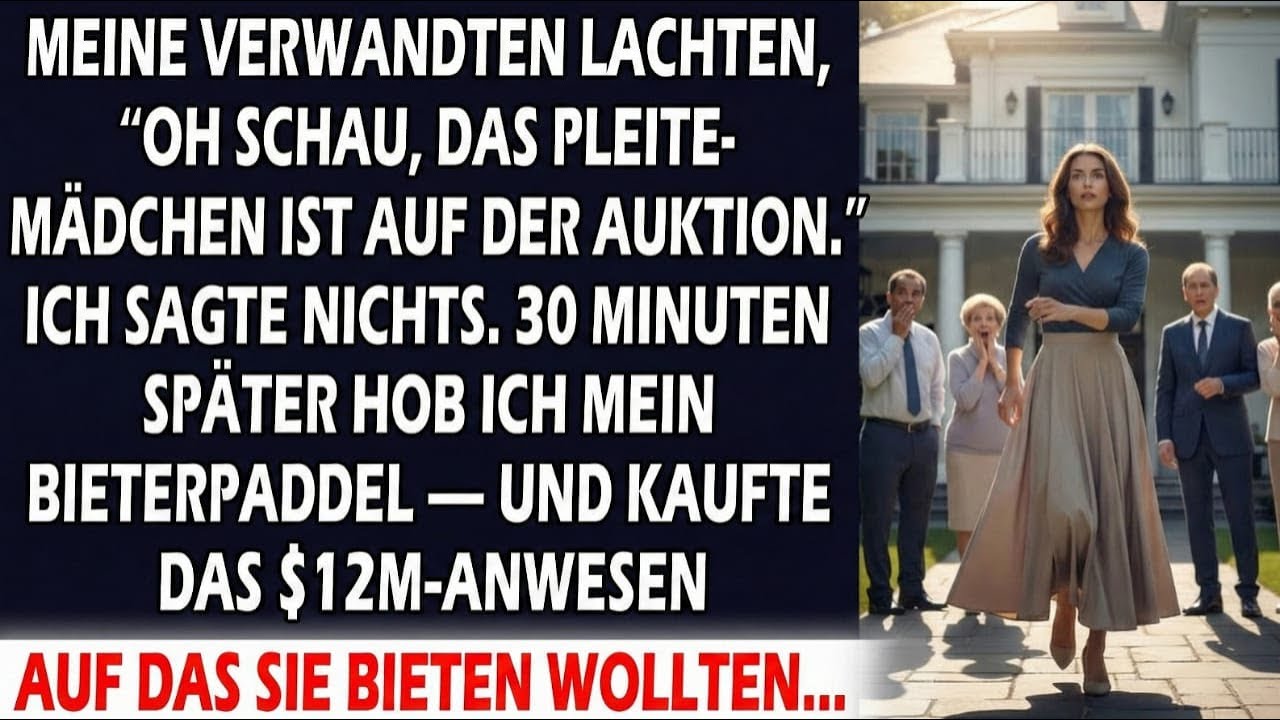 Meine Verwandten lachten mich bei der Auktion aus, dann kaufte ich die Villa, die sie