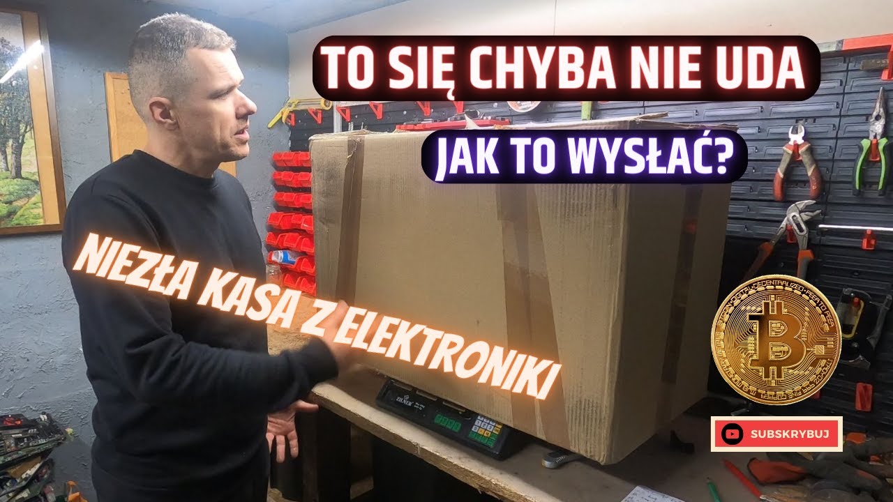 Jak przygotować elektronikę do wysyłki? Moje 35 kilogramów jest już spakowane i czeka na kuriera.