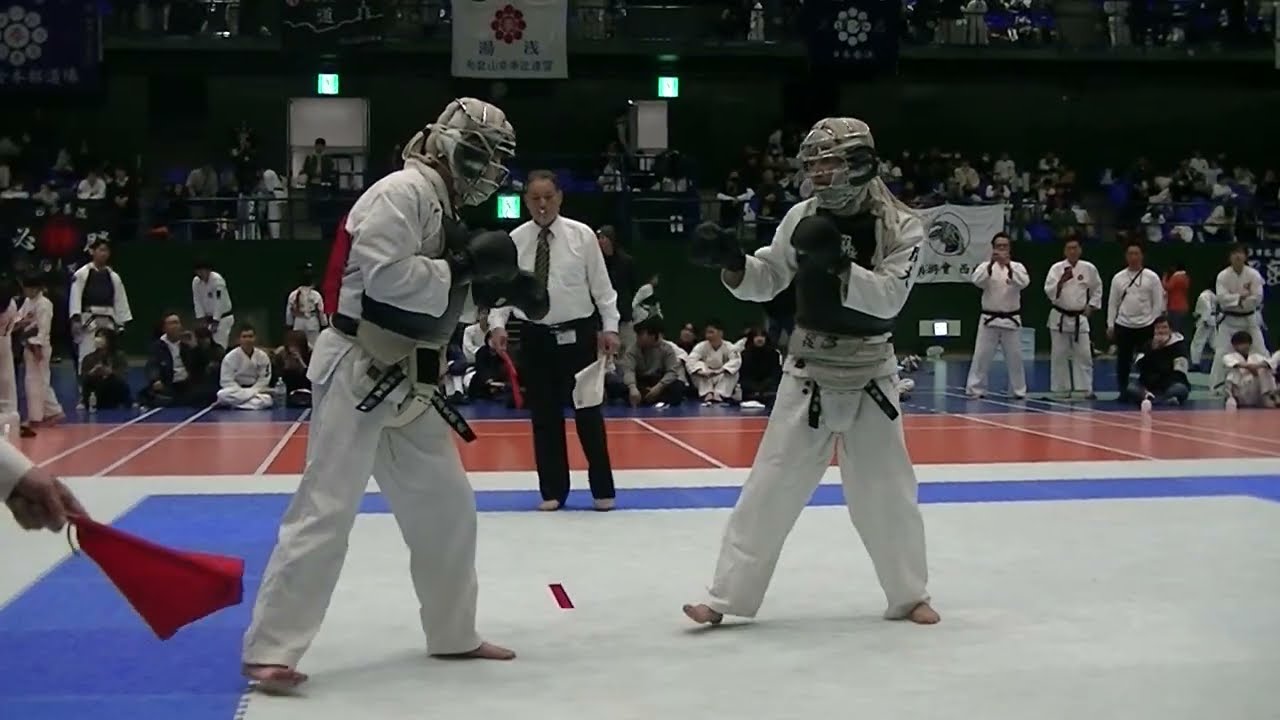 2024日本拳法白虎会優勝大会 成年男子3段以上の部 2回戦 後藤 琉碧(大道)VS中山 健太(白虎会) @nipponkenpo