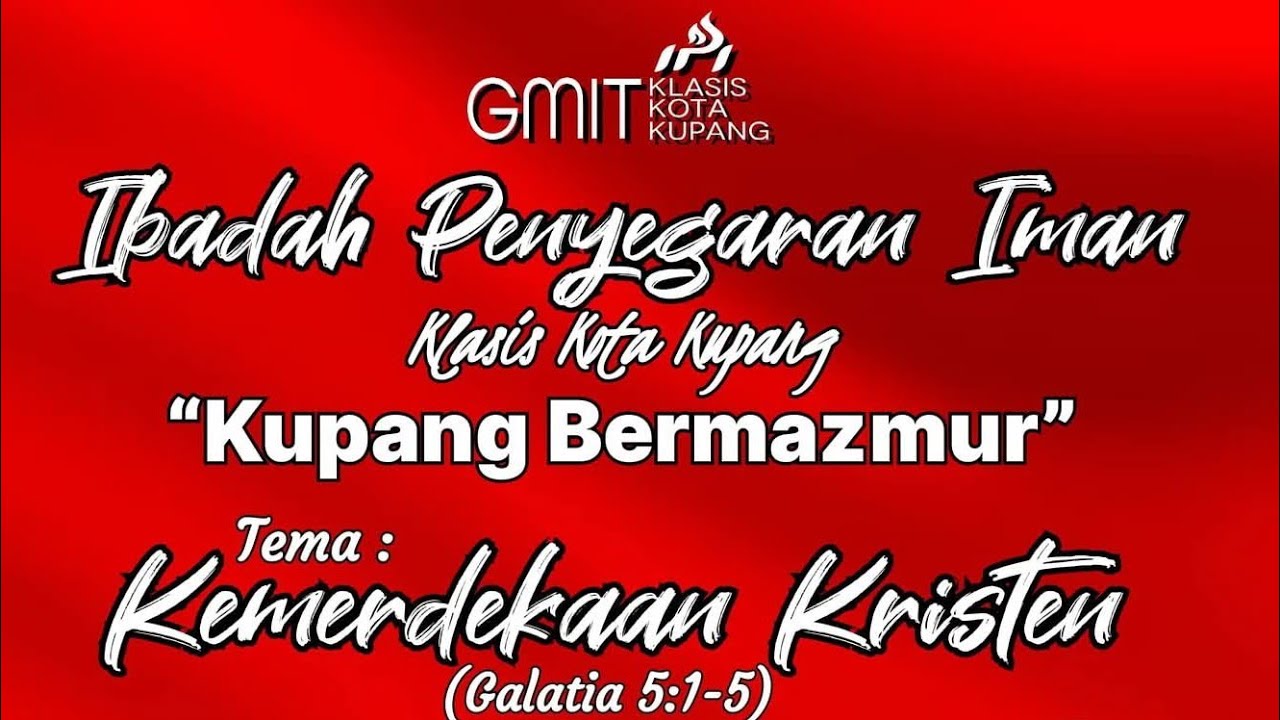 KHOTBAH KRISTEN II KEMERDEKAAN KRISTEN II Pdt. YANDI MANOBE S.Th.