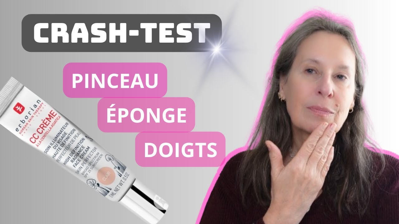 ERBORIAN CC CREAM - Test et choix meilleure technique d'application
