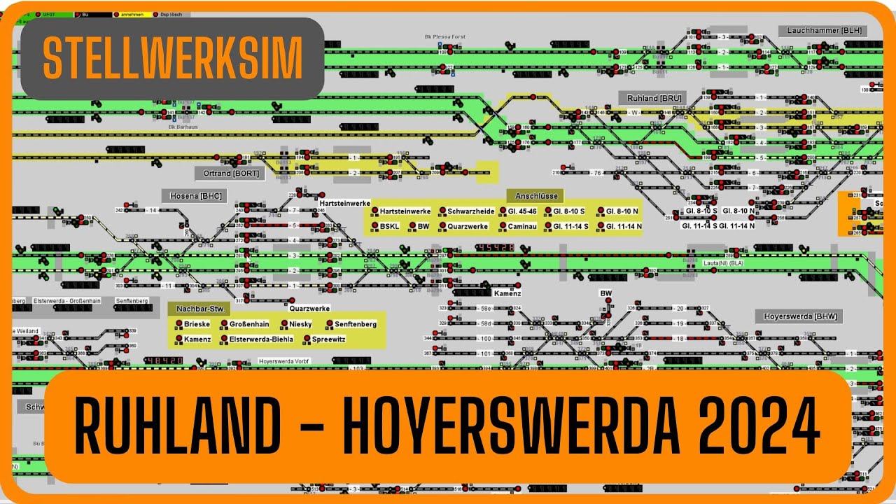 Stellwerksim: Ruhland - Hoyerswerda 2024