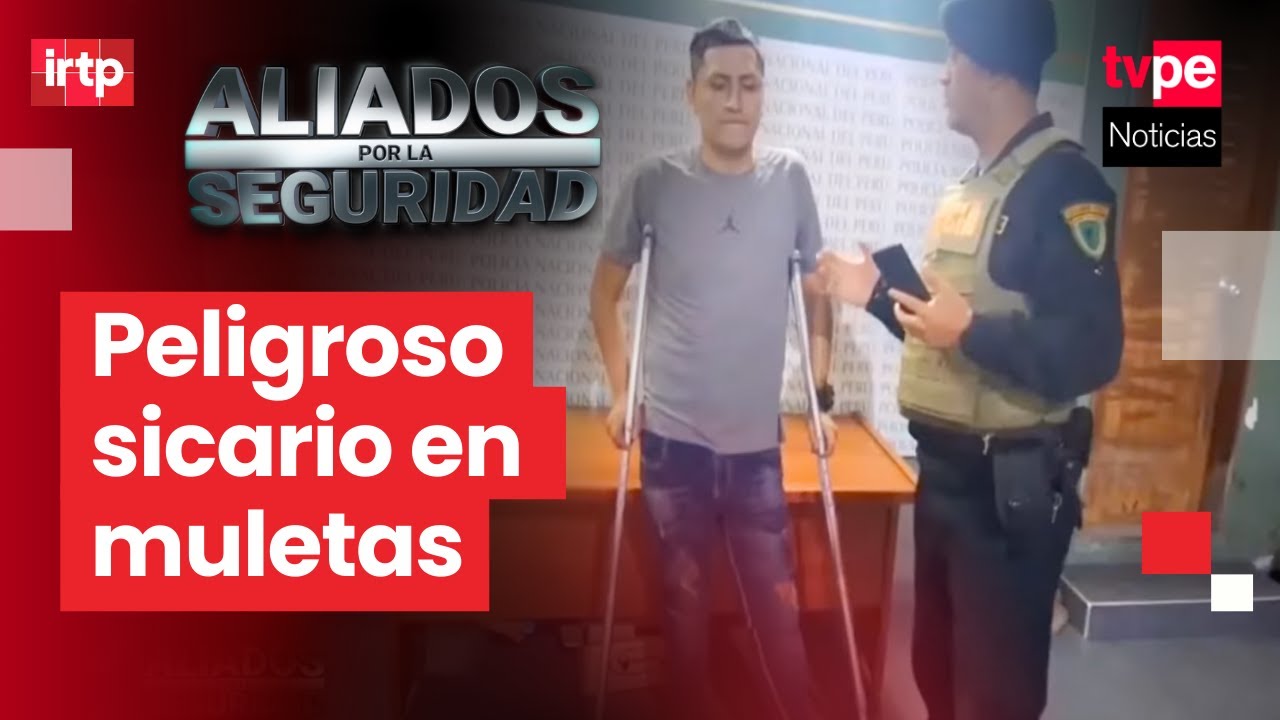 Usaba muletas para parecer inofensivo, pero era un sicario que había atacado a balazos un bus