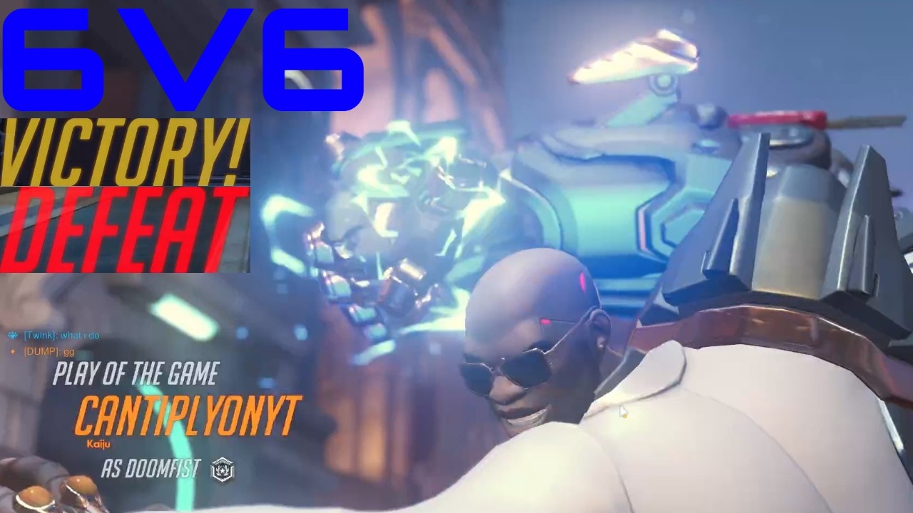 Trying Doomfist In 6V6 Was A Mistake | Overwatch