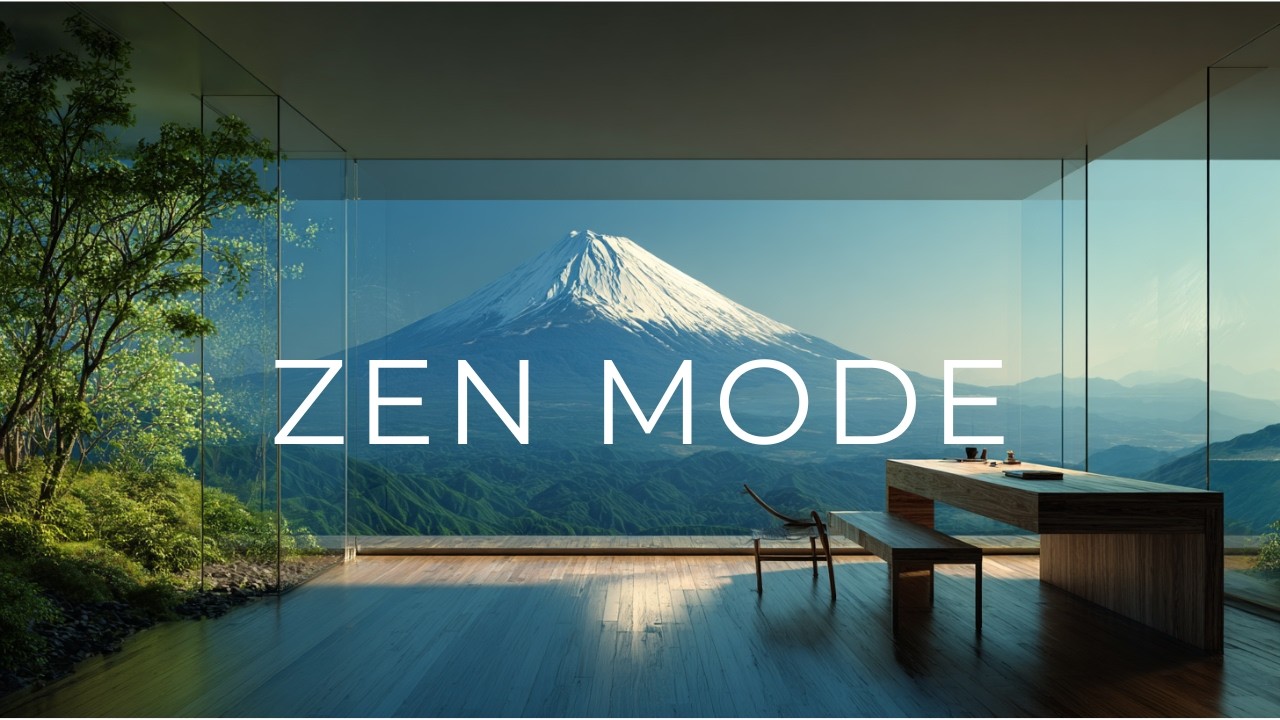 Deep Focus Music for Clear Thinking & Deep Work | ZEN MODE (No Distractions)